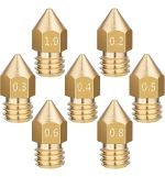 Bico Nozzle 1.75mm 0.3mm Mk7 Mk8 Hotend para Impressora 3D