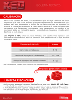 Resina para Impressão 3D  KED Flex 7315– 1Kg