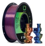 Filamento – PLA Silk Tri Color – Cobre Azul Ouro – Multfila – 1kg