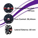 Filamento - ABS Premium - Roxo Titanio - 1,75mm - 3D Fila