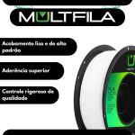Filamento – PLA – Branco – Multfila – 1kg
