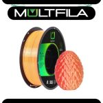 Filamento – PLA – Silk Duo Color – Dourado e Vermelho – Multfila – 1kg