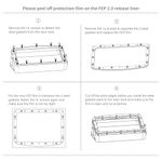 Película PFA Elegoo para Mars 3 e Mars 3 Pro — 146 × 195 mm — Pacote com 5