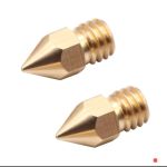 Bico Nozzle 1.75mm 0.2mm Mk7 Mk8 Hotend para Impressora 3D