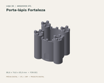 Porta-lápis Fortaleza — Arquivo STL + 3MF