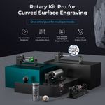 Kit Rotativo Rotary Kit Pro com Mandíbula – Compatível com Falcon A1 – Creality 3D