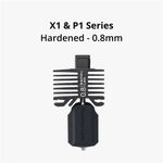 Hotend de Aco Endurecido 0,8 Mm X1 Series e P1 – Bambu Lab