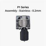 Conjunto Hotend Completo Aço Endurecido 0.2MM - Série P1 – Bambu Lab
