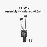 Conjunto Hotend Completo Aço Endurecido 0,6MM - X1E – Bambu Lab