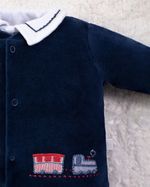 Saída Maternidade Menino Plush Trenzinho AZ