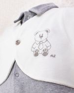 Saída Maternidade Menino Plush Ursinho de Gravata