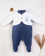 Saída Maternidade Menino Plush Ursinho de Gravata