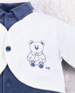 Saída Maternidade Menino Plush Ursinho de Gravata
