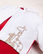 Saída Maternidade Menino Plush 2 Girafas