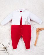 Saída Maternidade Menino Plush 2 Girafas