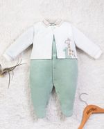 Saída Maternidade Menino Plush 2 Girafas