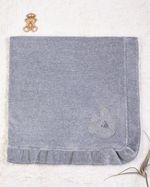 Saída Maternidade Menina Plush Bordado Ursinha Rainha