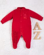 Saída Maternidade Menina Plush Bordado Coelhinha