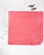 Saída Maternidade Menina Plush Bordado Gatinhas