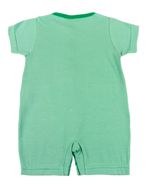 Macacão Curto Bebê Cotton com Botões Coloridos