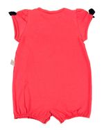 Macacão Curto Bebê Cotton Porco Espinho Prateado