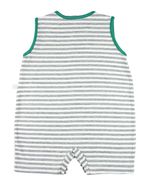 Macacão Bebê Cavado Cotton Listrado Super Cool Dude