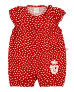 Macacão Bebê Viscolycra Estampada Bolinhas Maui Poa Ursinho
