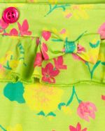 Macacão Bebê Menina Verão Sem Mangas Microfibra Estampada Floral