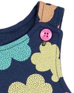 Macacão Body Bebê Menina Verão Suedine Estampado Regata Ursinhos