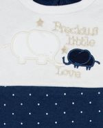 Macacão Bebê Menina Verão Suedine Estampado Poá Elefantinhos
