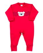 Macacão Bebê Suedine Urso Coala