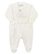 Macacão Plush Bebê Elefantinho com Coração
