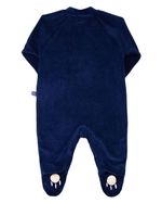 Macacão Bebê Plush Corpo de Ursinho