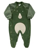 Macacão Bebê Plush Corpo de Ursinho