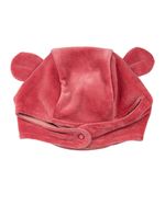 Macacão Bebê Plush Zíper com Touca Hug Me