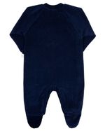 Macacao Bebe Plush Menino Bordado Ônibus