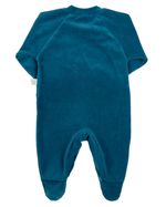 Macacao Bebe Plush Menino Bordado Ônibus