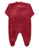 Macacao Bebe Plush Menina Bordado Arco Íris