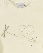 Macacao Bebe Plush Menina Bordado Libélula