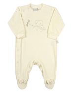 Macacao Bebe Plush Menina Bordado Libélula