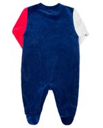 Macacao Bebe Plush Masculino Pezinho Bordado Baby Lion