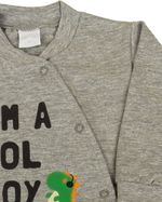 Macacão Bebê Cotton Longo Silk Dino I'm a Cool Boy