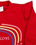 Macacão Bebê Longo Cotton Bordado Love