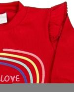 Macacão Bebê Longo Cotton Bordado Love
