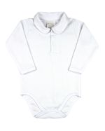 Macacao Salopete Bebe Menino Plush com Body Malha Listrada Bordados Aplicados de Tratores