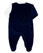Macacao Bebe Menina Plush Estampado e Liso Bordados Aplicados de Coelhinha