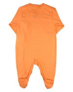 Macacão Bebê Longo Malha Broderie Bordado Coração