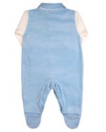 Macacão Bebê Plush Listrado Kid Patinhas