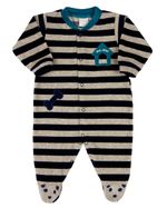 Macacão Bebê Plush Listrado Sander Ossinho