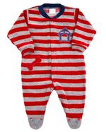 Macacão Bebê Plush Listrado Sander Ossinho